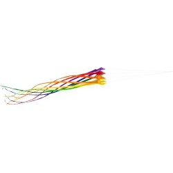 HQ Soft Swirl Rainbow 6 m - 8 Colours