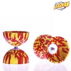 Play Rainbow diabolo 105 mm 260 gr Red - Yellow