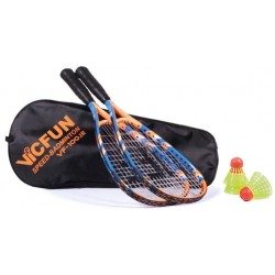 Vicfun Speed Badminton 100 Set Junior (orange/blue)