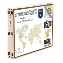Wooden City World Map M